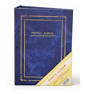 Royal Blue Classic – 100 Fotoğraflık Vintage Fotoğraf Albümü 10x15