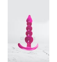 Plug Ve Vajinal Plug 5 Boğumlu Silikonlu Trend Model