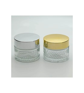 KREM KUTUSU 50 ML (20 ADET) ŞEFFAF SARI KAPAKLI KAVANOZ