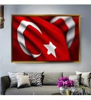 Altın Çerçeveli dekoratif tablo a1963 (Gold)