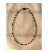 Granat (lal) Kolye