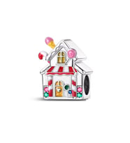 Şeker Kaplı Noel Ev Boncuk Charm