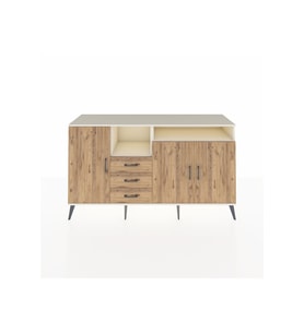 Kronos Konsol 5 Raflı 3 Çekmeceli 3 Kapaklı 176x59x99 Aytaşı-Çam
