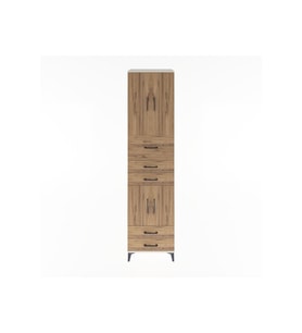 Hyperion Dolap 4 Raflı 5 Çekmeceli 4 Kapaklı 60x44x243 Aytaşı-Çam
