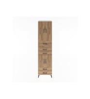 Hyperion Dolap 4 Raflı 5 Çekmeceli 4 Kapaklı 60x44x243 Aytaşı-Çam