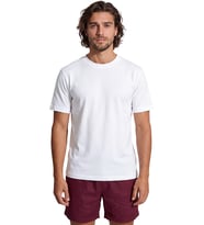 ''Pure White'' Basic %100 Pamuk Rahat Kesim Premium Erkek Tişört (Beyaz)