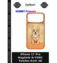 iPhone 17 Pro MagSafe N-YSMC Telefon Kılıfı 3D Cep Aksesuarı Akıllı Kılıf Cihaz Koruma