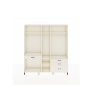 Arges Gardrop 7 Raflı 4 Çekmeceli 3 Askılı 220x30x243 Aytaşı-Aytaşı