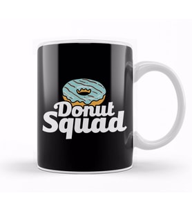 Cute & Funny Donut Squad Donut Lover Kupa Bardak Porselen