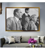 Altın Çerçeveli dekoratif tablo a1892 (Gold)