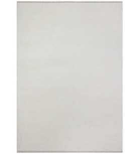 Hoom Rugs York 202 Beyaz Tek Renk Desensiz Modern Salon Halısı