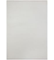Hoom Rugs York 202 Beyaz Tek Renk Desensiz Modern Salon Halısı