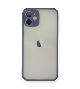 Apple iPhone 11 Pro Max Kılıf Montreal Silikon Kapak - Gri