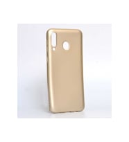 Samsung Galaxy M30 Uyumlu Kılıf Zore Premier Silikon Kapak (Gold)