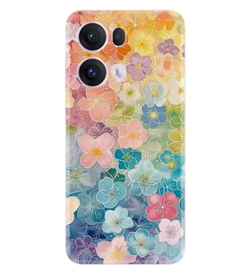 Oppo Reno 13F Kılıf Boutique Baskılı Resimli Şahane Çiçekler Pcode -063