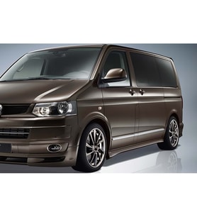 Vw Transporter T5 Yan Marşpiyel Seti Mat Siyah Plastik 2014 2015 2016 2017