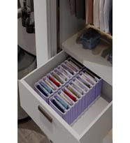 8 Bölmeli Dolap Ve Çekmece Içi Düzenleyici Akordiyon Organizer L-00517 (1 Adet)