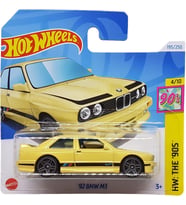 Hot Wheels - ´92 Bmw M3 - Hw: The ´90S 4/10 - Htb06 - Short Card - Sarı - Mattel 2024 - 1:64 (Çok Renkli)