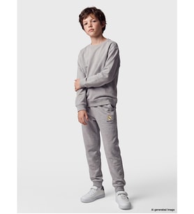 LCW Kids Gri Real Madrid Erkek Çocuk Jogger Eşofman Altı