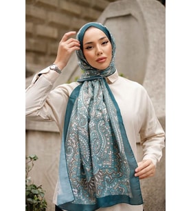 Etnik Desen Lotus Mint
