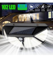 Trendpoint Solar 102 Ledli Oval 3 Modlu Güneş Enerjili Bahçe Aydınlatması Lamba Hareket Sensörlü