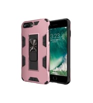 Apple iPhone 7 Plus Uyumlu Kılıf Zore Volve Kapak (Rose Gold Altın)