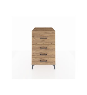 Kronos Komodin 4 Çekmeceli 60x59x96 Çam-Çam