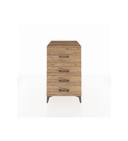 Kronos Komodin 4 Çekmeceli 60x59x96 Çam-Çam