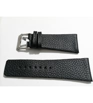 Dizel saat Uyumlu  32 mm  Hakiki Bufolo  derisi  SİYAH