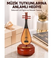 Enstrüman Figürlü Melodi Çalan Dekoratif Müzik Kutusu
