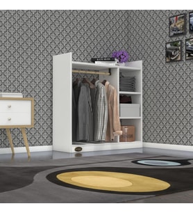 Kenzlife giysi dolabı turabi 090*090*30 byz
