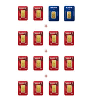 Nadir Gold 24 Ayar 19 Gram Külçe Altın (2 Adet 2,5 Gram Külçe Altın + 14 Adet 1 Gram Külçe Altın )