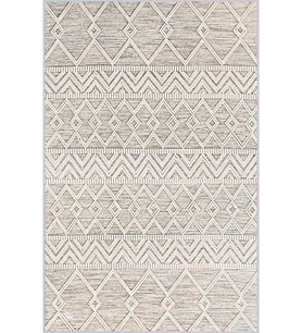 Eliana Home Baskılı, Yıkanabilir Kaymaz Taban Salon Halısı LNA0303 100x150 cm (Bej)