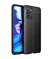 Xiaomi Redmi Note 10 Kılıf Pu-Deri Leather Pu Serisi Esnek Soft Ultra Protection (Siyah)