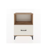 Arges Komodin Tek Raflı Tek Çekmeceli 60x30x80 Çam-Aytaşı