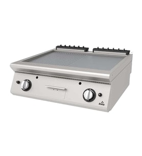 Atalay AGI-673 ND CR Izgara Setüstü Yarı Oluklu Yarı Düz Krom 600x730x300 mm Lpg/Ng