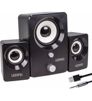 Pazariz 2+1 Usb Ses Sistemi  6w Rms Hoparlör Bilgisayar Laptop Cep Telefonu (Siyah)