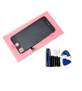 Tkgz İPhone 8 Uyumlu Lcd Ekran dokunmatik (LW Marka Tamir SETİ) SİYAH