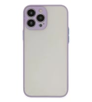 Mey İthalat® iPhone 14 Pro Max Kılıf Montreal Silikon Kapak - Mor