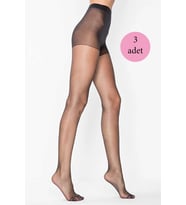Mulvxbrf Brf02 3 Adet Parlak Fit 15 Likralı Külotlu Çorap Siyah (Mulvix)