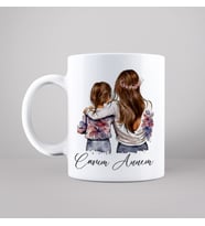 Canım Annem Anne & Kız Tasarımlı Kupa