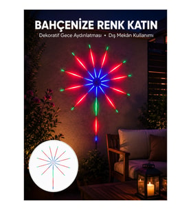 Mey İthalat® Modüler RGB LED Duvar Işığı Efektli Uzaktan Kumandalı Yeni Nesil