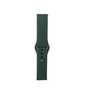 Lexroo Huawei Watch GT 3 42mm Band Serisi 20mm Klasik Kordon Silikon Strap Kayış - Pine Yeşil