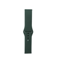 Lexroo Huawei Watch GT 3 42mm Band Serisi 20mm Klasik Kordon Silikon Strap Kayış - Pine Yeşil