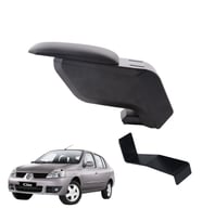Renault Symbol 2004 Delmesiz Çelik Ayaklı Siyah Kolçak Kol Dayama
