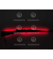 Kar98 Led Işıklı Tablo (Kırmızı)