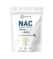 Micro Ingredients N.A.C With NAD 300 Softgels.Abd Menşei.(Ösg Özel Sporcu Gıdaları)