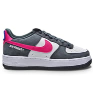Nike Air Force 1 LVS8 A Club Leather Sneaker Black Pink Prime Unisex Hakiki Deri Günlük Spor Ayakkabı Siyah