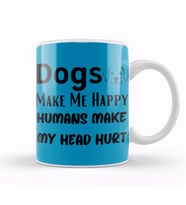 Funny Dog Lover Gift For   Men Kupa Bardak Porselen