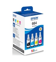 Epson 664 EcoTank C13T66464A 4 Renkli Çoklu Paket